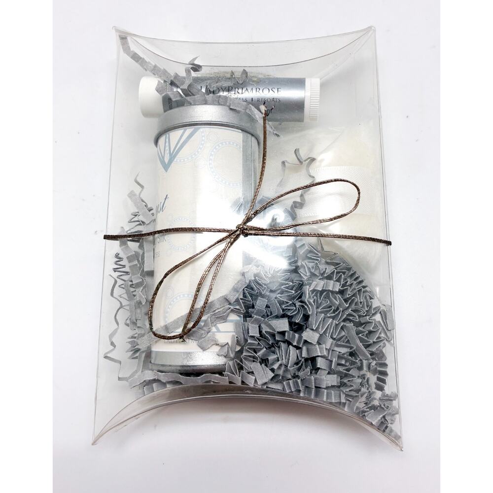 Lady Primrose Tryst Lip Balm and Dusting Powder Travel Size Gift Set NEW